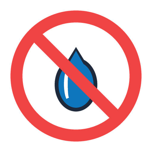 Non sciacquare con acqua